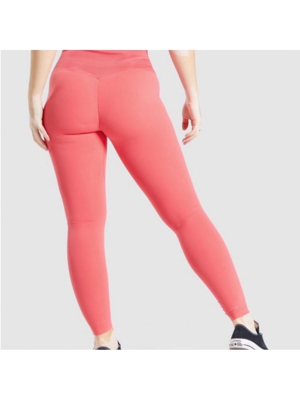 Gymshark Whitney Simmons V2 Cyber Red Leggings Size Medium - Picture 10 of 16